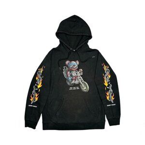 Teddy Fresh Just had tea with your mom bear Hoodie Medium